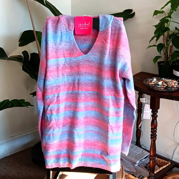 Ingrid & Isabel Hoodie V-Neck XS,S,M New Maternity - Picture 1 of 4